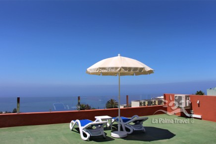 Casa Lujan in Tijarafe - holiday home with sea view and fitness room on La Palma for rent