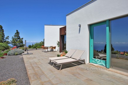 Ferienhaus in Alleinlage im Westen mit Meerblick- Villa Horizonte, La Palma